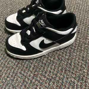 Nike Kids Black and White Sneakers